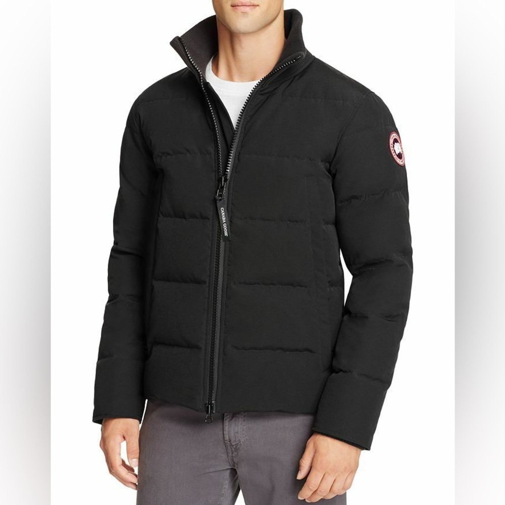 Canada Goose Black Woolford Jacket, Size M